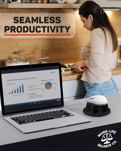 Image of Mechanical Mouse Jiggler - No USB, Undetectable Cordless Wireless Device, No Software | Randomized Mouse Mover Keeps PC Laptop Computer Awake, Silent Compact Automatic Wiggler for Remote Work | No Software, Automatic, Wireless, AA Battery 12-18 Months, Keeps PC Laptop Awake, Randomized Movement, Remote Work Wiggler