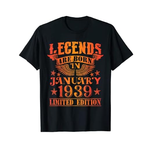 Cumpleaños Enero 1939 Edición Limitada Regalo January 1939 Camiseta