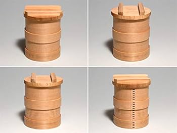 Amazon.co.jp: 曲物師 六代 藤井大与造 蒸籠形曲棗茶器 共箱