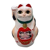 Amazon.co.jp: 日本製 福 ダルマ 猫 金(大) : おもちゃ