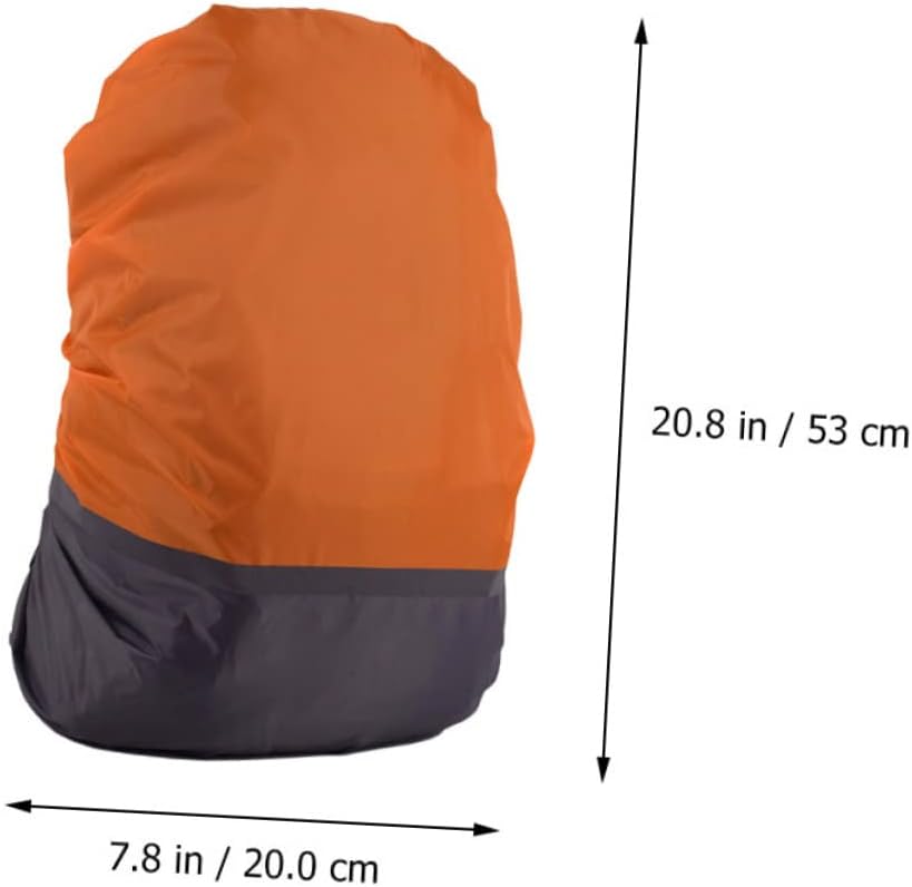 VICASKY Outdoor Back Rain Cover Reflective Protector for Hiking Camping Travel Durable Elastic Fit Double Color