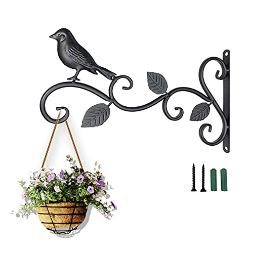 12b Suporte para plantas penduradas, gancho de metal para pendurar na parede para pendurar no jardim