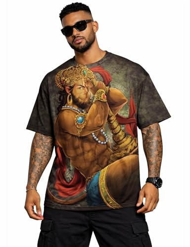 Image of Shiva, Krishna, Hanuman, Kali, Ram and Ravana, Ramayan, Bagavath Githa, Buddha Religious, Spiritual, Hindu Gods T-Shirts