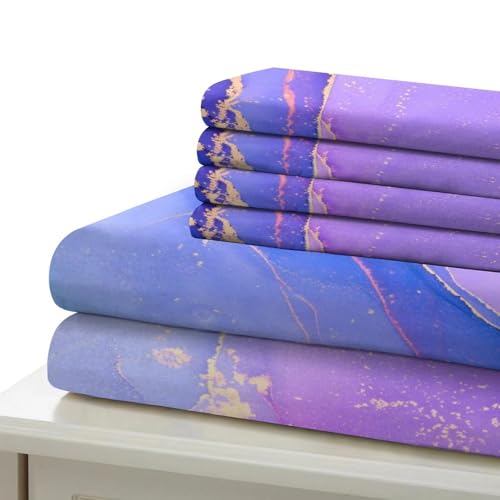 Parure de lit de qualité supérieure imprimé 3D macareux en microfibre King Size