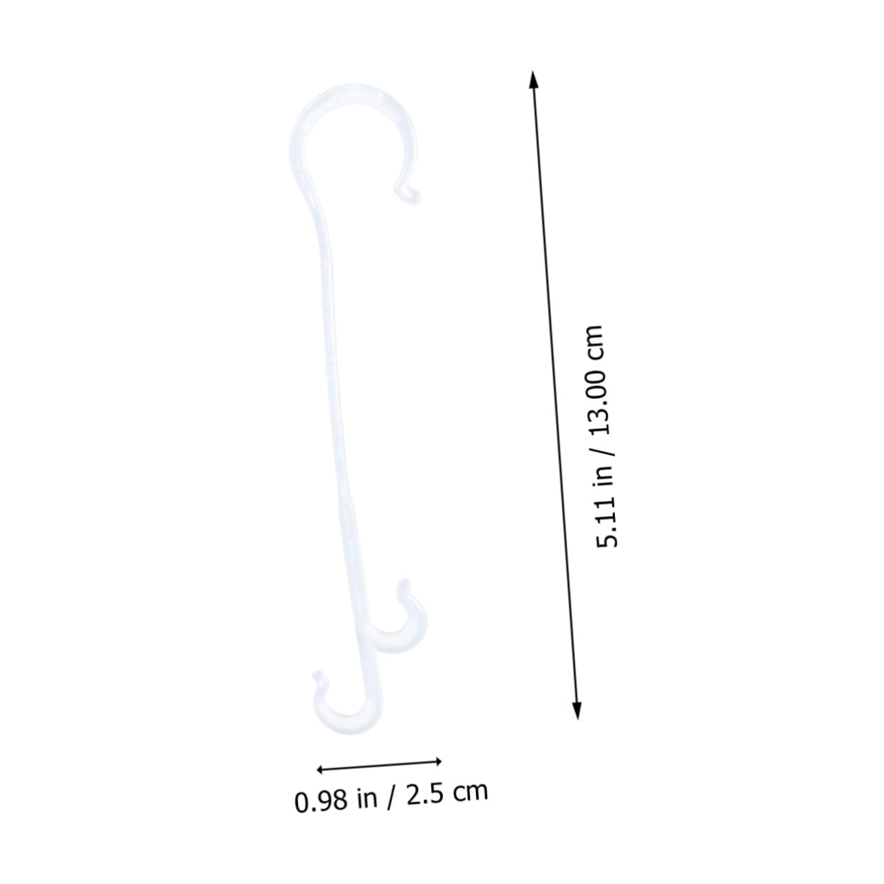 UPKOCH 850 pièces Crochets de Suspension pour Plantes Support de Culture pour Tomates et Légumes Crochets de Maintien Résistants Accessoires de Jardinage pour et Potagers Blanc Environ
