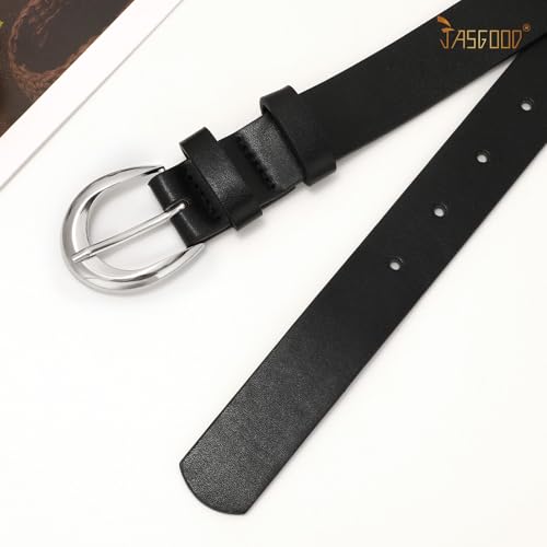 JASGOOD Women Leather Belt with Gold Buckle Fashion Women Belt Casual Leather Belt for Jeans Pants Dress4