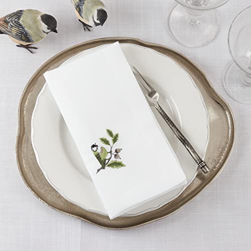 Servilletas Saro Lifestyle Bordadas Bluebird 20x20 P4 miniatura 3