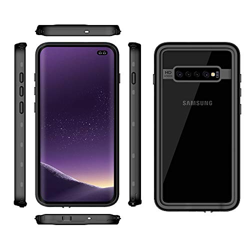 LEMAXELERS Galaxy S10 Case, Waterproof Case Built-in Screen