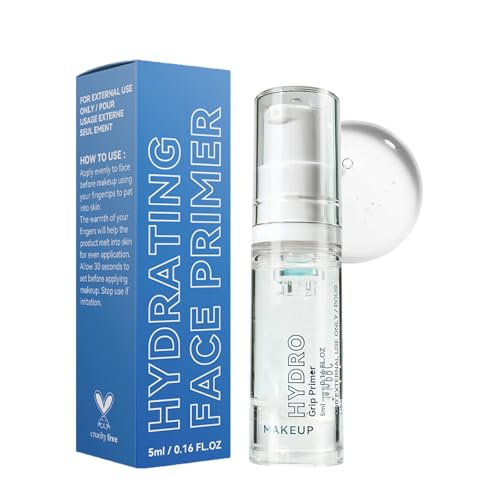 Oil-Control Hydrating Face Primer, Makeup Primer For All Matte Oil Free Full Coverage Foundation Base, Oil-control Invisible Pores Long Lasting Foundation Primer, Clear Matte Primer for Oily Skin