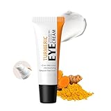 Easilydays Turmeric Under Eye Cream, For Dull Eye Skin, Fine Lines, Eye Bags, Dark Circles, Eye Firming, Even Skin Tone, Hydrating, Moisturizes, Smooths Fine Lines Under Eye Serum, Turmeric Booster Eye Treatment Eye Cream