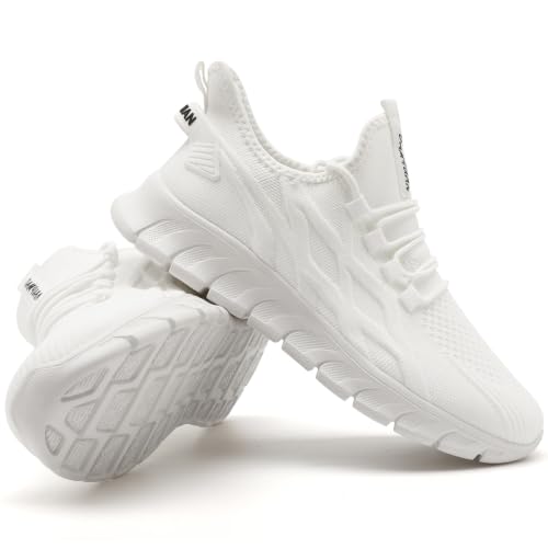 Image of Mens Running Shoes Slip On Tennis Walking Sneakers Gym Athletic