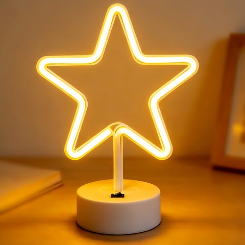 Weihnachtsstern Beleuchtet Stehend, LED-Stern Fenster Warmweiß...