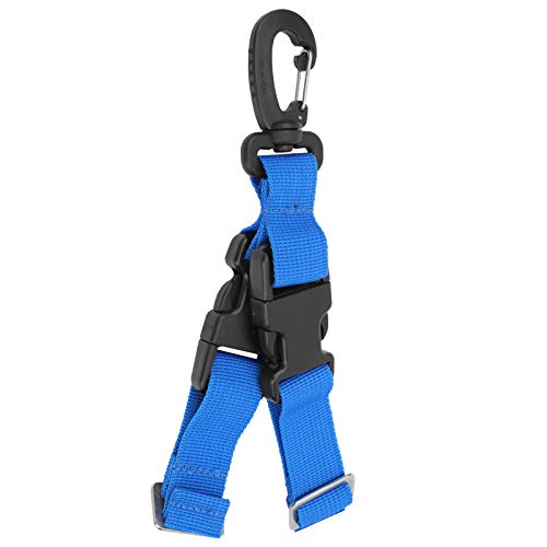 Gavigain Diving Flippers Keeper Strap, Scuba Gear Retractor Fin Sling Hanging Buckle Equipment Keeper Strap Flippers Sling Hanging Buckle for Diving, Fishing Equipments (Blue)