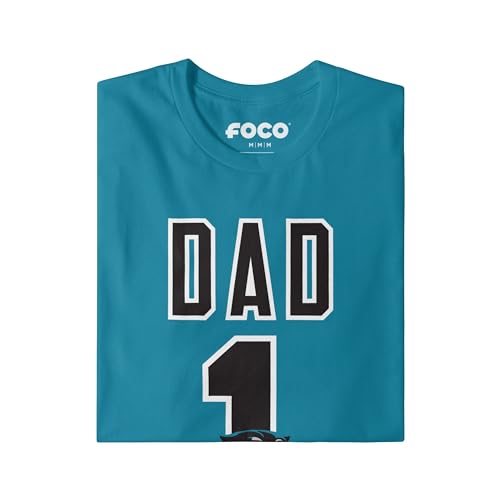 Image of FOCO NFL Mens NFL Team Logo Tee Shirt #1 Dad T-Shirt