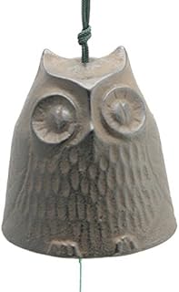 123kotobukijapanstore 1pc Japanese Iron Brown Owl Wind Chime for Made in Japan #485-216