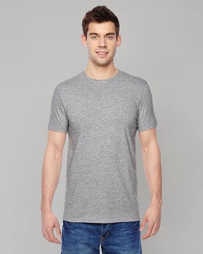 Image of Fruit of the Loom Men's Eversoft Cotton Short Sleeve T-Shirts, 2 Pack