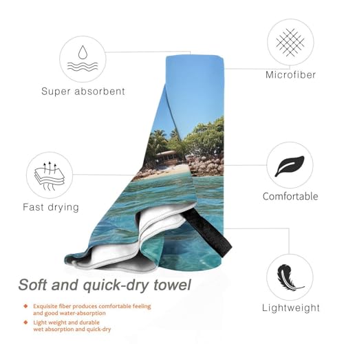 Serviette de salle de bain absorbante haute performance 70x140cm - 5