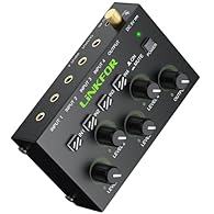 【Four-Source Audio Control】--- This compact audio mixer lets you combine up to four 3.5mm stereo line-level sources at once, ideal for managing PCs, tablets, consoles or media players on one clean, organised desktop without constant cable swapping 【G...