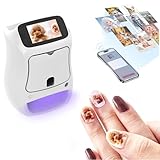 ZHIGUANYUN DIGITALER MOBILER NAIL-ART-DRUCKER, 3D-NAGELDRUCKER NAGELKUNSTDRUCKERDIGITAL INTELLIGENT NAIL ART PRINTER FÜR KINDER/NAGELSTUDIO/MANIKÜRE/NAGELLIEBHABER