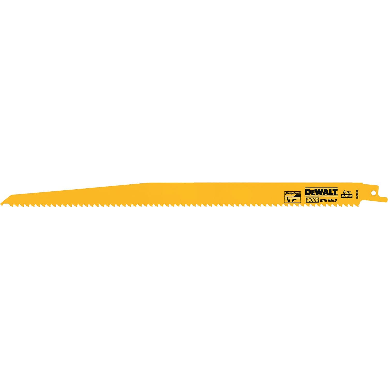 DeWalt DW4804 - Lama per sega bicimetallica 6 TPI, 30,5 cm, confezione da 5