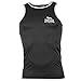 Lonsdale - Canottiera da Boxe per Uomo - Abbigliamento per Palestra, Allenamento, Black/White, S