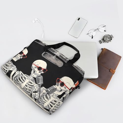 Bolso-maleta para laptop ALAZA con diseño Skull, 13-15.6 pulg miniatura 7
