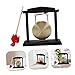 COSMEVIVI Copper Gong with Stand and Mallet for Meditation Sound Healing and Home Traditional Chinese Instrument for Peaceful Relaxation