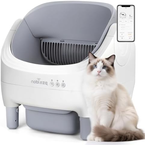 Nobleza Arenero Autolimpiable SL03 para Gatos - Caja de Arena Aut...