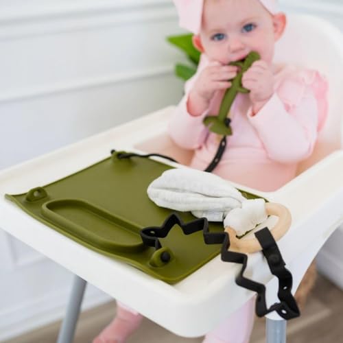 Image of Busy Baby Toy Bungee - Dishwasher Safe Toy Strap - 100% Food-Grade Silicone (Violet)