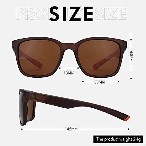 Image of ZENOTTIC Polarized Sunglasses for Men UV400 Protection Square Sun Glasses