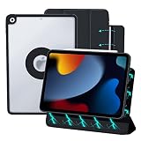 Case for iPad 9th/8th/7th Gen (2021/2020/2019) 10.2 Inch - 360 Rotatable with Powerful Magnet,2 in 1
