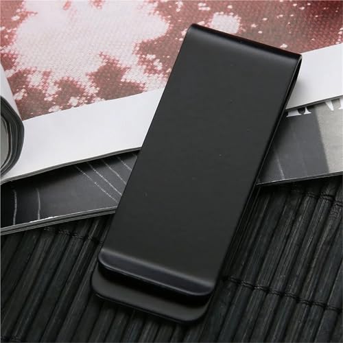 Money Clip 8pcs Retro Money Clip Wallet Stainless Steel Metal Men Cash Bill Clamp Holder ID Credit Business Card Holder4