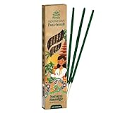 CONFEZIONE PRATICA E BILANCIATA: La confezione contiene 10 bastoncini di incenso per un peso totale di 25 g, perfetti per un utilizzo regolare e prolungato.