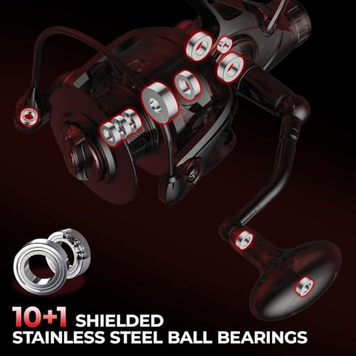 KastKing Sharky Baitfeeder III Spinning Reels, 5.5:1 Gear Ratio, 3000 Size - image 4