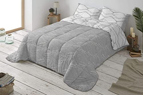Burrito Blanco Edredón de Invierno Reversible, 035 Gris