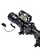 BOBLOV 700m Mini Rifle Scope Mounted Range Finder Tactical Outdoor Hunting Shooting Rangefinder Archery Crossbow Sight Target Speed Measure with Rail Mount Lightweight (Camouflage)
