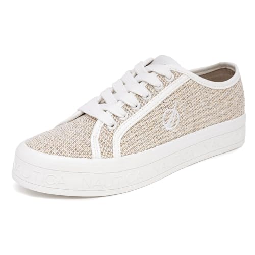 Image of Nautica Women Fashion Sneaker Lace-Up Tennis Casual Shoes for Ladies