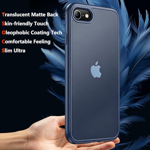 Pemuyak for iPhone SE Case 2022 (3rd)/2020 (2nd), iPhone 8 7 Case,Blue by Pemuyak - Used condition - Image 5