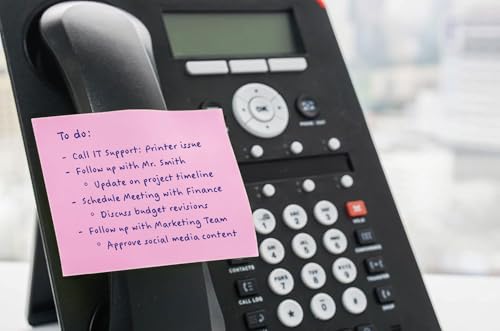 Blocs-notes adhésifs rose pour ne plus oublier vos tâches importantes - 6