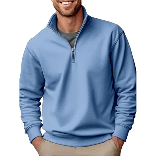 JIMENEZ Men's Originals Midweight Fleece Hoodie Men's Hoodies Zipper Polyester Long Sleeve Country sweatshirts Pullover Hooded Sweatshirt for Men Men’s Fleece Hoodies & Cotton Sweatshirts(Blue,4XL)