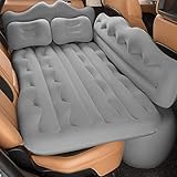 SINYWON Inflatable Car Air Mattress, 50' L x 28' W x 4' H, Grey