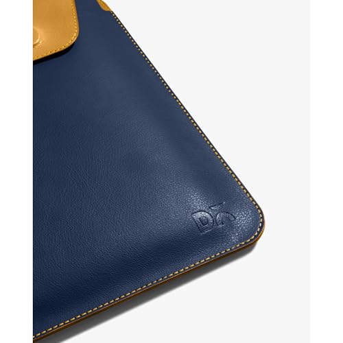 Image of DailyObjects Space Blue-Mustard SnapOn Envelope Sleeve for MacBook Pro 40.64cm (16 inch)