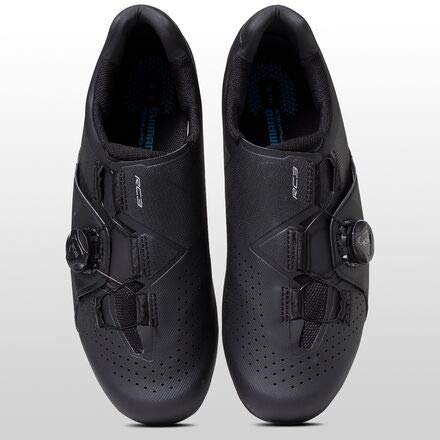 SHIMANO RC3 Wide Tênis de ciclismo masculino preto