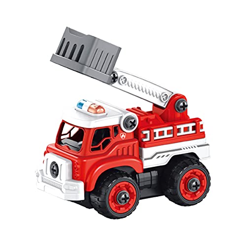 Camión Bomberos RC resistente a golpes para niños que buscan juego duradero 4