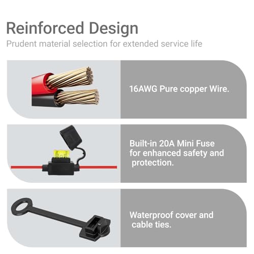 Image of 4-Pack GC002 X-Connect M6 Eyelet Terminals Fit for NOCO Battery Chargers