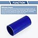 X AUTOHAUX Straight Coupler Silicone Hose 54mm/2.13
