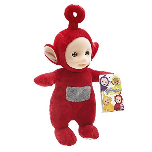 Teletubbie plyschdjur med ljud, röd