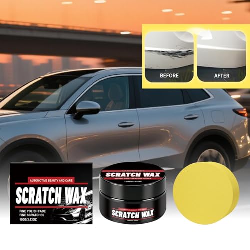 Pasta reparadora con esponja para restaurar el brillo original del coche 2