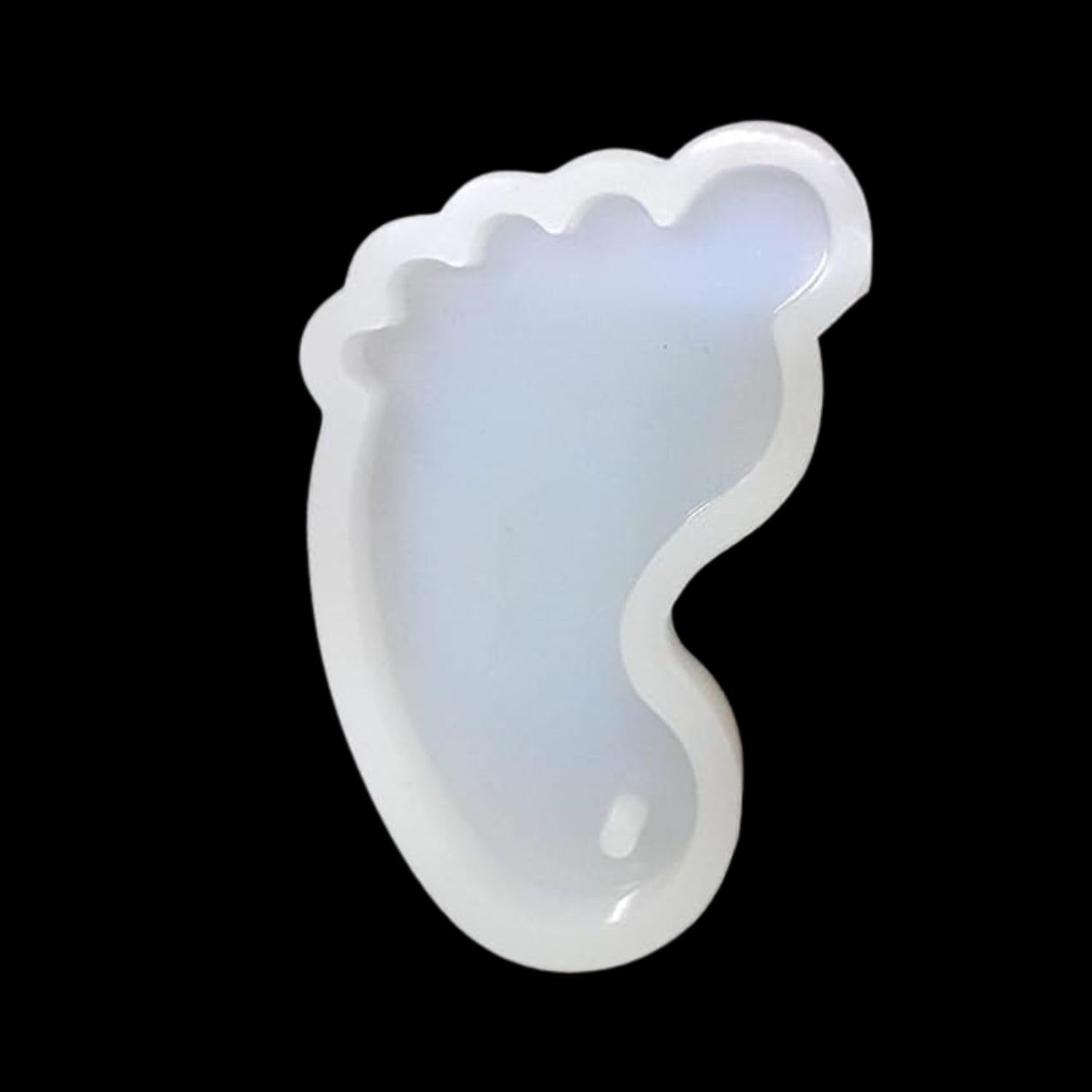 EnaMeena 2 Pack Baby Foot Silicone Resin Keychain Mold Features an Adorable Foot Design Perfect for Creating epoxy Resin Jewelry and Keychains. Ideal for DIY Crafts, it Makes a Great Gift Option!