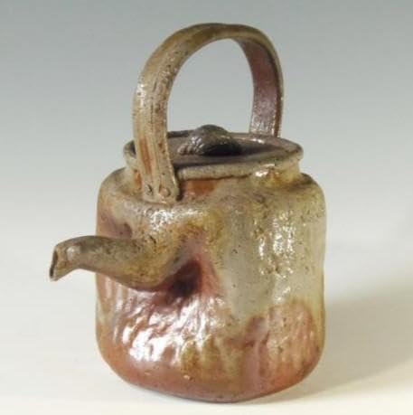 Amazon.co.jp: 土瓶 江戸時代天保期 古備前 備前焼 骨董品 急須 茶道具  